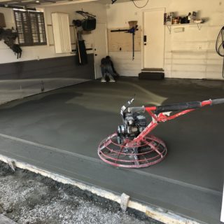 garage floor replacement