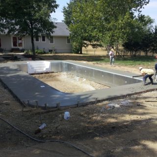 residential concrete pool in kc