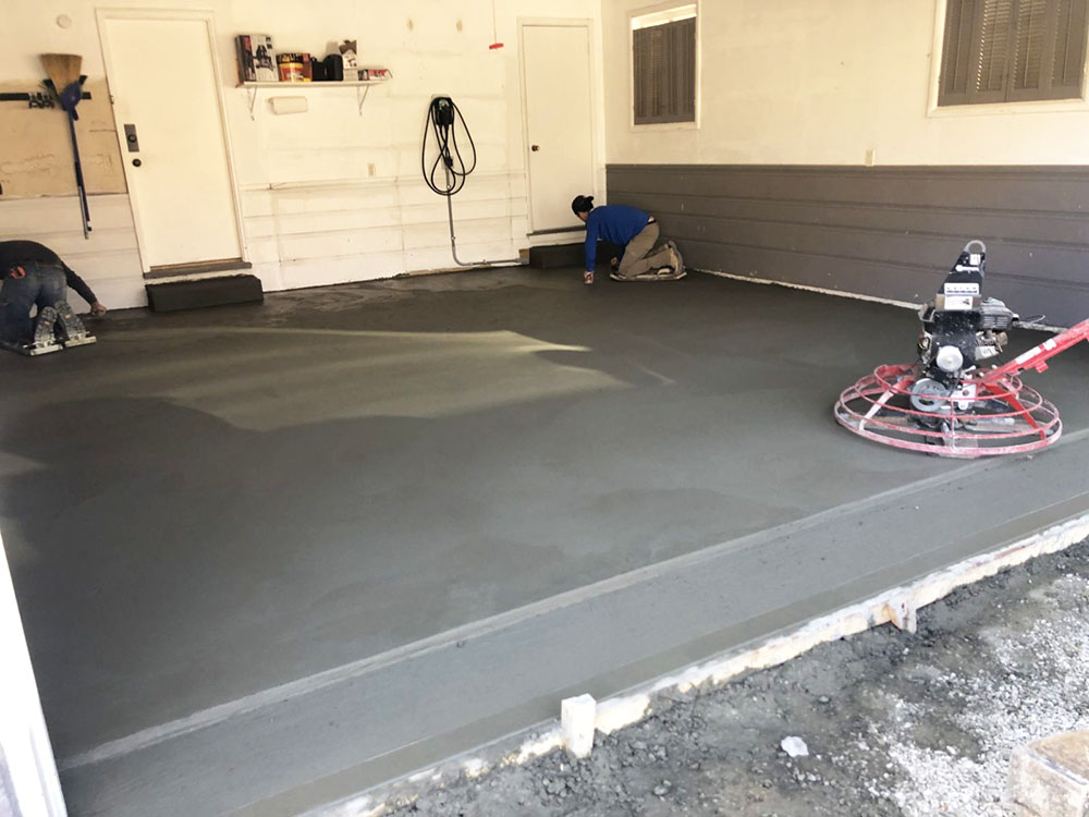 new concrete garage floor kansas city