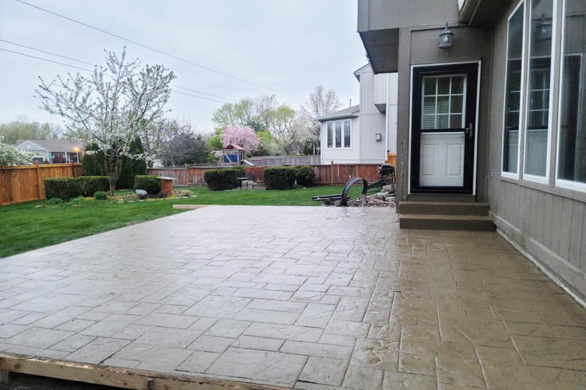 stamped concrete patios cost
