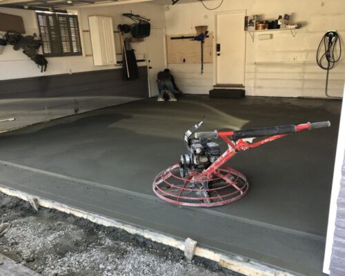 How is a Garage Floor Prepared For Concrete?