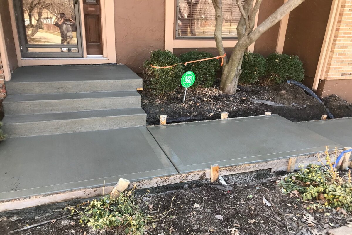 clean your concrete steps